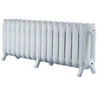 Arroll Montmartre 3-Column Cast Iron Radiator 470 x 1234mm White 4606BTU (1058P)