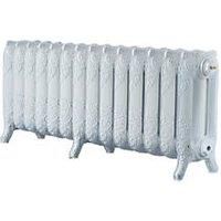 Arroll Montmartre 3-Column Cast Iron Radiator 470 x 1154mm White 4299BTU (9226P)