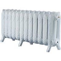 Arroll Montmartre 3-Column Cast Iron Radiator 470 x 994mm White 3685BTU (6950P)