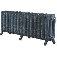 Arroll Montmartre 3-Column Cast Iron Radiator 470 x 1234mm Anthracite 4606BTU (7037P)