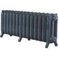 Arroll Montmartre 3-Column Cast Iron Radiator 470 x 1154mm Anthracite 4299BTU (3384P)