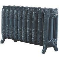 Arroll Montmartre 3-Column Cast Iron Radiator 470 x 834mm Anthracite 3070BTU (2494P)