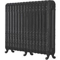The Daisy 794 Vertical Cast Iron Radiator 15 Sections Black Primer 794 x 1009