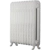 The Daisy 794 Vertical Cast Iron Radiator 10S White 9010 794 x 684