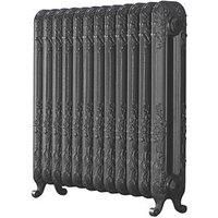 The Daisy 794 Vertical Cast Iron Radiator 12S Cast Grey M6004 794 x 814