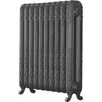 The Daisy 794 Vertical Cast Iron Radiator 10S Cast Grey M6004 794 x 684