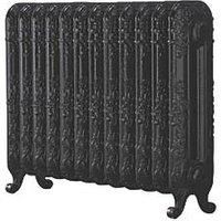 The Daisy 597 Vertical Cast Iron Radiator 12 Sections Black Primer 597 x 814
