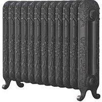 The Daisy 597 Vertical Cast Iron Radiator 12S Cast Grey M6004 597 x 814