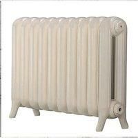 The Princess 549 H Two Column Cast Iron Radiator Ten Sections Cream 549 x 794
