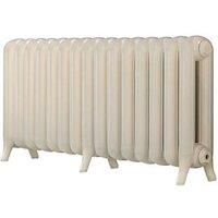 The Princess 549 H Two Column Cast Iron Radiator Fifteen Sections Cream 549 x 1174