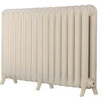 The Princess 748 H Two Column Cast Iron Radiator Fifteen Sections Cream 748 x 1174