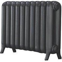 The Princess 549 H Two Column Cast Iron Radiator Ten Sections Cast Grey 549 x 794