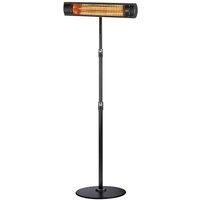 Shadow ULG 2Kw Non Remote Heater w/ Telescopic Stand - Black