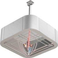 Shadow Pendant Heater- Silver