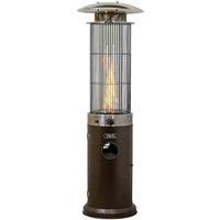 Heat Outdoors Santini Eco Flame Gas Patio Heater Stainless Steel - Bronze