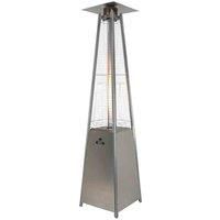 Heat Outdoors Athena Plus Flame Gas Patio Heater  Stainless Steel