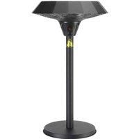 Shadow Diffusion Table-top 2.0kW Patio Heater w/ Remote - Black