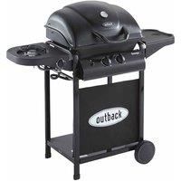 Outback Omega 250 2Burner Gas BBQ  Black