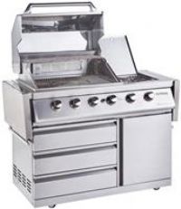 Outback Signiture II 6 Burner Gas BBQ in Stainless Steel