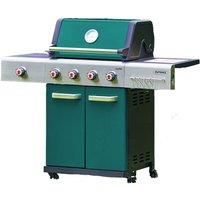 Outback Jupiter 4-Burner Hybrid Barbecue - Green