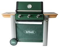 Outback Ranger 3 Burner Gas and Charcoal BBQ