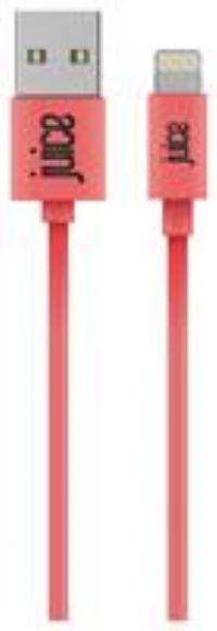 JUICE Apple Lighting compatible charge and cable for iPhone iPad iPod 3m coral