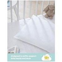 Silentnight Safe Nights Cot Bed Anti Allergy Pillow 2 Pack - Quality Luxury Soft Comfy Crib Cotbed Nursery Pillows For Baby Babies Kids Toddler Children - Hypoallergenic Machine Washable Two Pillows