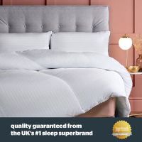 Silentnight Hotel Collection 10.5 Tog Duvet With Pillow Pair And Mattress Topper White Single
