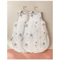 Silentnight Safe Nights Celestial Baby Sleep Bag Set (2 Pack) for 6-18 Months