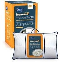 Silentnight Impress 5Cm Mattress Topper + Firm Memory Foam Pillow (Pair) - Super King