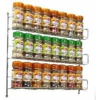 Spice Herb Jar Rack Holder For Kitchen Door Cupboard Storage Wall 3 4 5 & 6 Tier