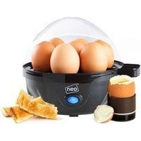 Neo® 3 in 1 Durable Electric Egg Cooker, Boiler, Poacher & Omelette Maker (Clear)