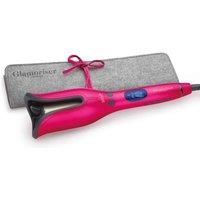 GLAMORISER Volume Boost Instant Auto Hair Curler with Extra Large 32mm Barrel Infused with Volume Boost Conditioners for max Volume Curls Fuchsia
