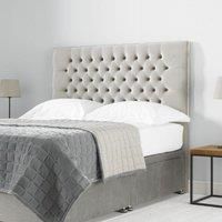 4ft 6 Modern 3 Panel- Ivory- Floor Standing Headboard