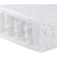 Babymore Pocket Sprung Cot Bed Mattress 120 x 60 cm with Removable Cover | British Made Breathable, Water Resistant Cot Mattress Made from Superior Foam | Individual Pocketed Springs