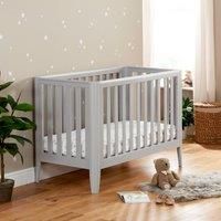 BabyMore Iris Cot Bed BabyMore Colour: Grey 100cm H X 137cm W X 66cm D