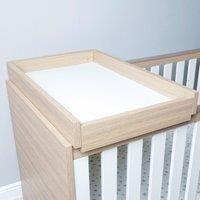 Babymore DS LUNO VENI COT TOP CHNGR OAK