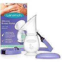 Lansinoh Laboratories Inc. UK,Transparent Silicone Manual Breast Pump Collector for Breastmilk Breastfeeding Essential for First Week After Birth, Postpartum