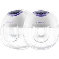LANSINOH Wearable Double Electric Breast Pump - White