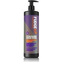 Fudge Professional Purple Toning Shampoo, Clean Blonde Damage Rewind Shampoo, For Blonde Hair, 1000 ml