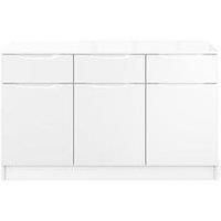 One Call Monaco Large Sideboard - Gloss White