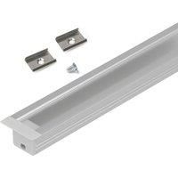 VEW Aluminium Smart Recessed Profile Kit 1m (342TW)