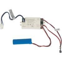 Mark Lighting Premium IP65 Bulkhead Emergency Battery in White Polycarbonate