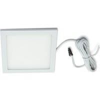 VEW Slim Square LED Cabinet Lights White 3W 140lm 3 Pack (846TW)