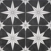 Country Living Starry Skies Black North Star Porcelain Floor & Wall Tile 450x450mm (Sample Only)