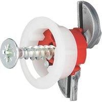 Grip-it GRP188 Red Plasterboard Fixings 18mm (Pack 8)