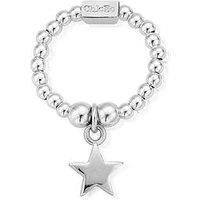 ChloBo Silver Mini Star Ring SRM2806