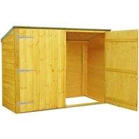 Shire 6ft x 2ft Wooden Pent Bike Store