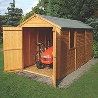 Shire Overlap 6ft x 12ft Wooden Apex Garden Shed