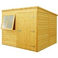 Shire 7ft x 7ft Wooden Pent Garden Shed
